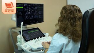 В Братском перинатальном центре установлен новый аппарат УЗИ